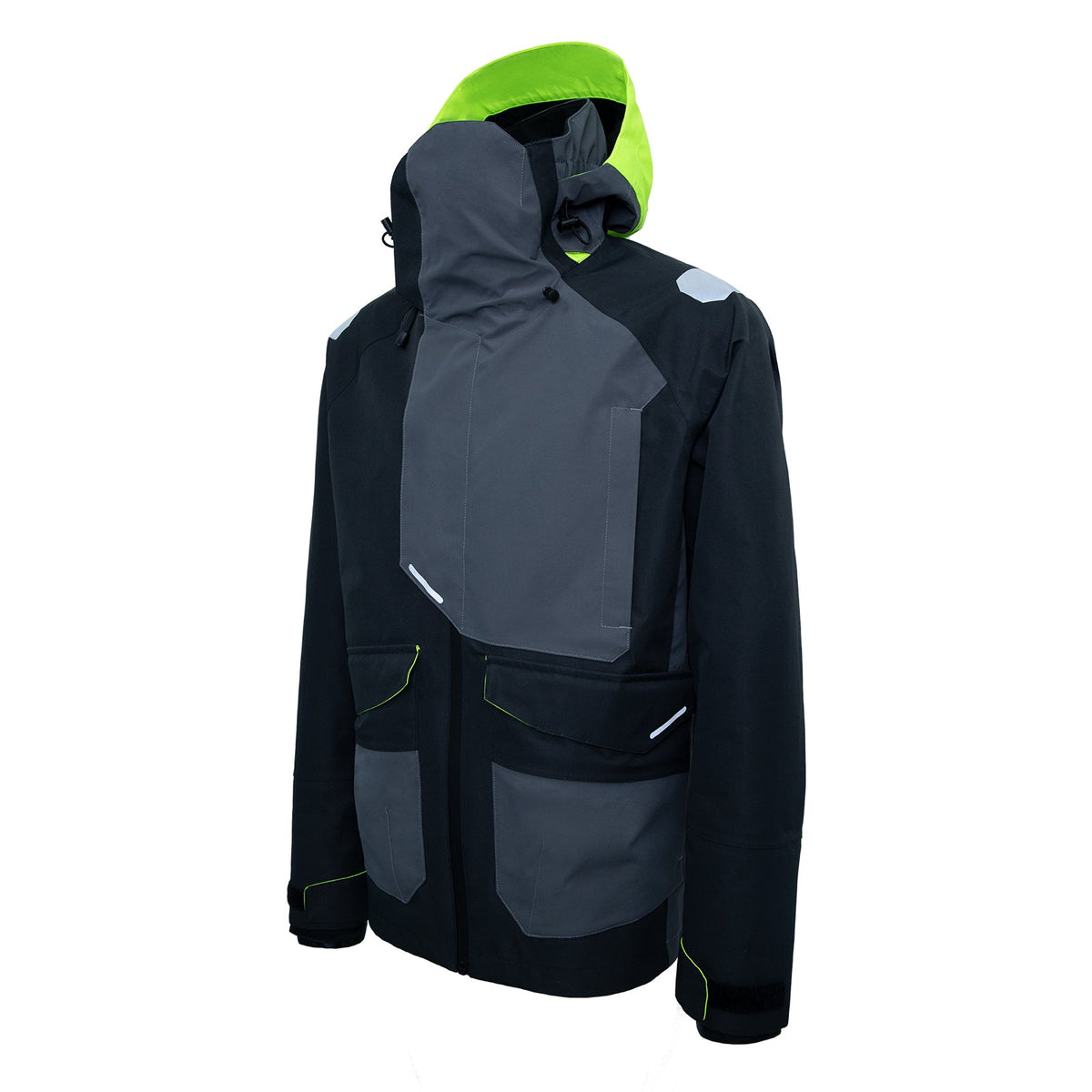 Windproof Sailing Jacket – Breathable Warm Outdoor Performance Coat with High Neck Protection for Boating and Marine Adventures