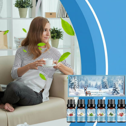 Essential Fragrance Oil Set – Natural Diffuser Oils for Humidifiers, Aromatherapy, Relaxation and Home Air Freshening