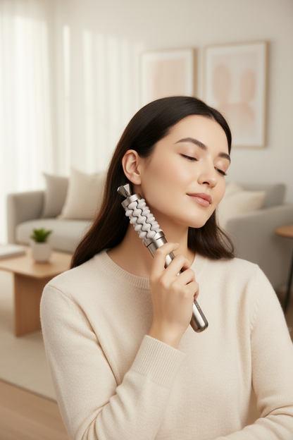 Face and Neck Massage Stick – Dual-Purpose Electric Beauty Tool for Gentle Firming Massage, Relaxation and Convenient At-Home Skin-Care Routines