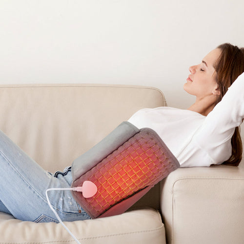 Multifunction Electric Heating Pad Belt - Thermal Wrap for Waist, Back, Abdomen and Pain Relief Support