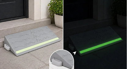 Durable Non-Slip Access Ramp – Stable Mobility Ramp for Cars, Motorcycles, Wheelchairs, Scooters and Pets with Textured Surface for Safer Everyday Access
