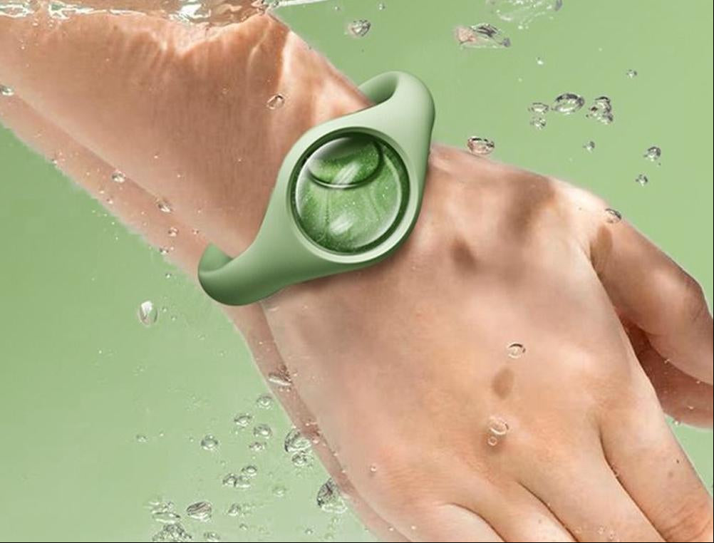 Anti-Mosquito Bracelet – Waterproof Sweatproof Plant-Oil Insect Repellent Wristband for Camping, Hiking, Travel and Outdoor Bug Protection