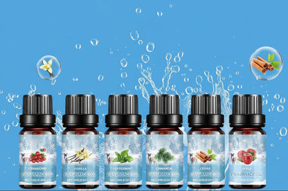 Essential Fragrance Oil Set – Natural Diffuser Oils for Humidifiers, Aromatherapy, Relaxation and Home Air Freshening