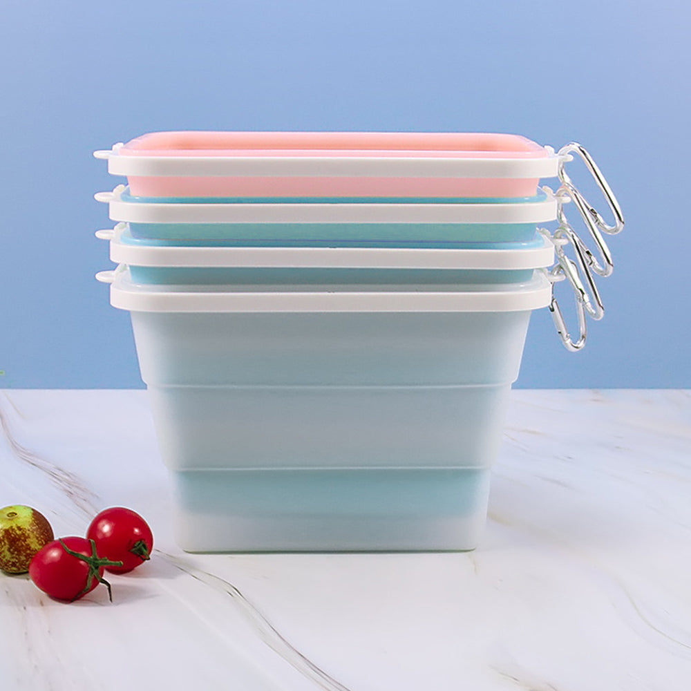 Reusable Silicone Food Storage Bag – Foldable Leakproof Fresh Keeping Bag for Fruits, Snacks, Travel and Picnic Storage