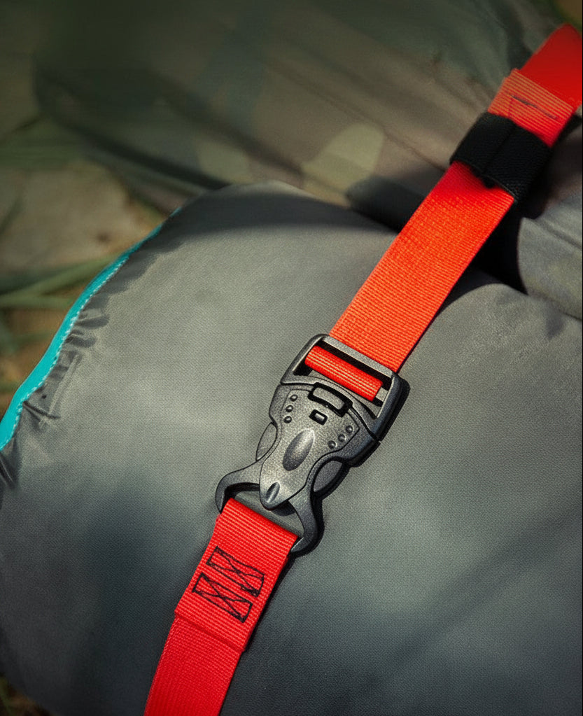 Cargo Tie-Down Luggage Strap – Durable Nylon Buckle Lash Belt for Securing Bags, Travel Gear, Camping Equipment and Everyday Cargo