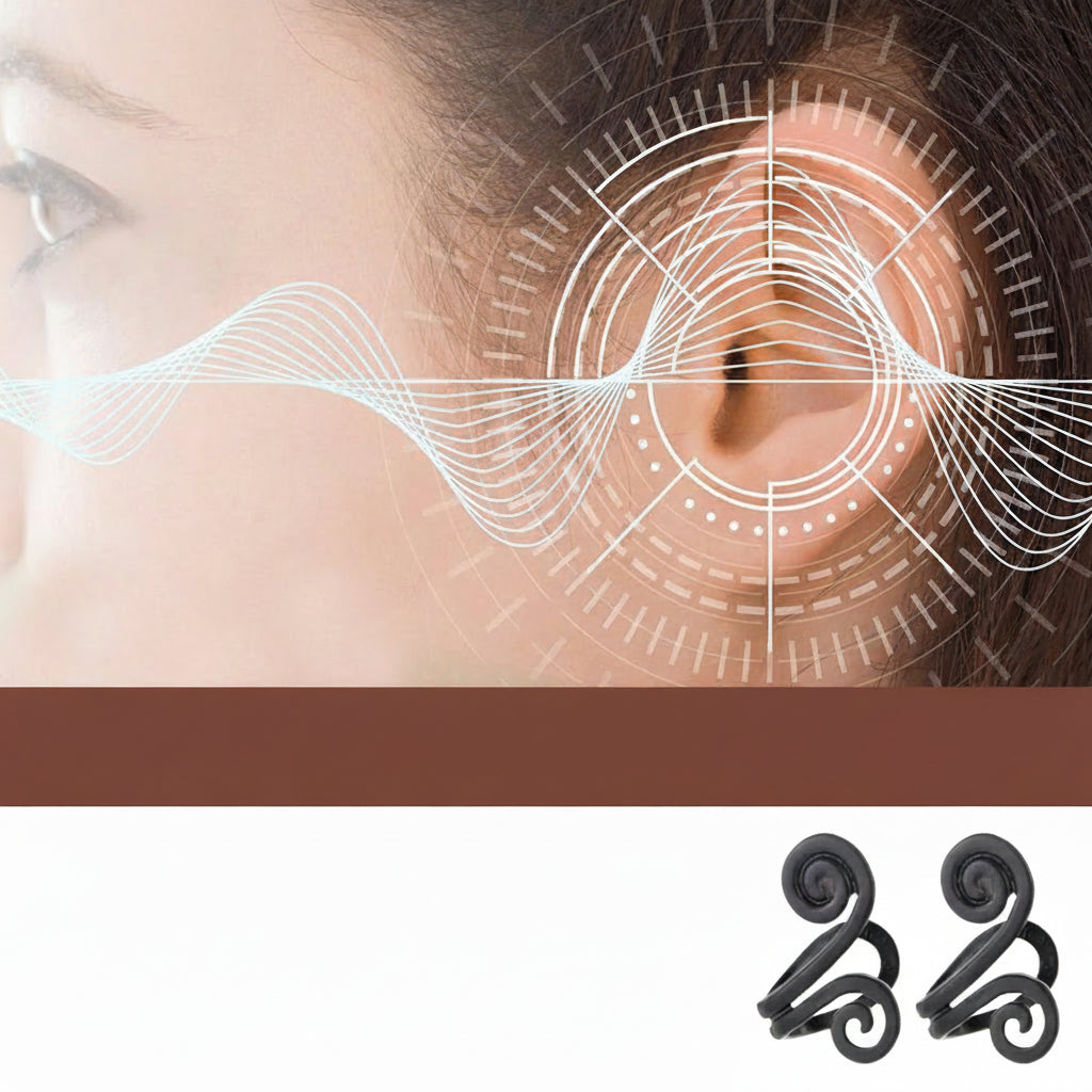 Tinnitus Relief Earrings – Anti-Tinnitus Ear Sleeves and Earring Stoppers for Soothing Ear Pressure, Comfort and Discreet Everyday Ear Support