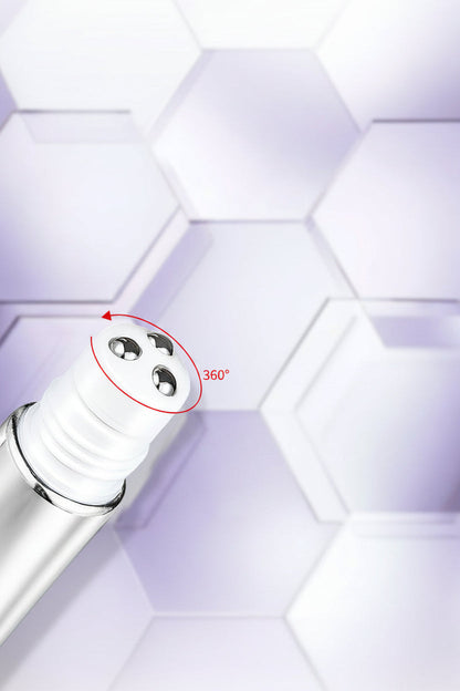 Anti Wrinkle Eye Cream Roller - Hyaluronic Acid Eye Treatment for Dark Circles, Puffiness Reduction and Anti Aging Care