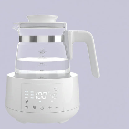 Smart Electric Baby Kettle – 1.2L Thermostatic Milk Warmer with 24-Hour Keep-Warm Function for Infant Formula and Water Preparation