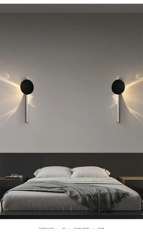 Nordic Corrugated LED Wall Sconce – Artistic Bedroom and Hallway Ambient Wall Lighting for Modern Home Decoration