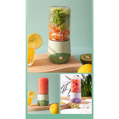 Portable USB Blender Cup – 500ml Rechargeable Juicer Bottle for Fresh Smoothies, Juice and Shakes at Home or Travel