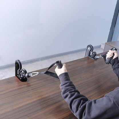Forearm Wrist Trainer – Adjustable Silent Pulley Strength Device for Arm Wrestling, Grip Power and Muscle Development