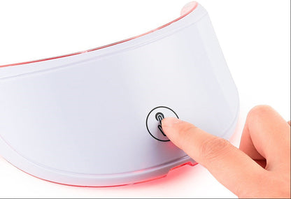 LED Neck Beauty Mask – Photon Light Skin-Care Device for Neck Firming, Brightening Appearance, Rejuvenation Routines and At-Home Wrinkle-Care Support