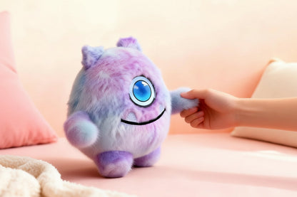 AI Smart Voice Companion Robot – Interactive Talking Pet Toy with LED Eyes for Emotional Engagement, Entertainment and Home Office Companionship