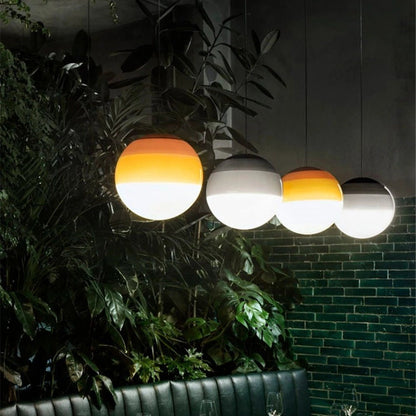 Nordic Rainbow Glass Pendant Light – Modern Minimalist Hanging Ceiling Lamp for Bedroom, Restaurant, Kitchen Island and Home Décor.