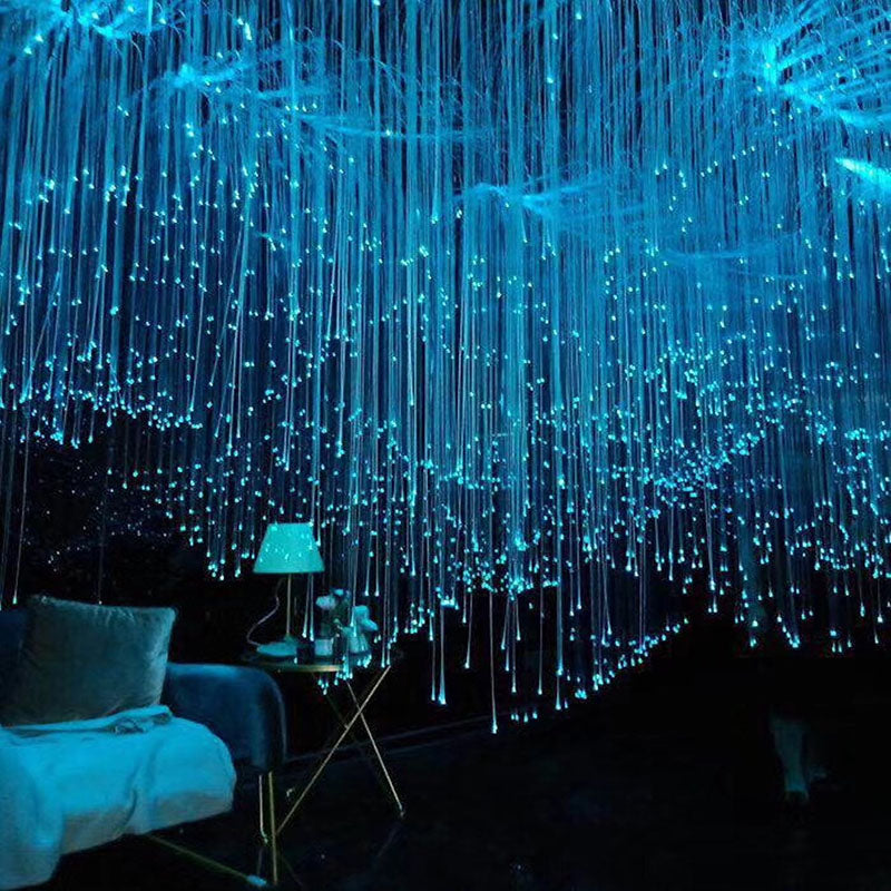 Fiber Optic Cable – Side Glow Decorative Lighting Wire for DIY Ceiling, Starry Sky and Architectural Light Projects