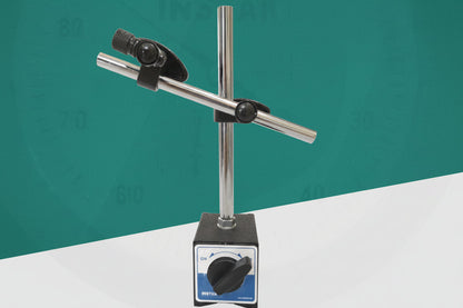 Magnetic Dial Indicator Stand – 60kgf/80kgf Universal Adjustable Base with Three-Joint Arm for Precision Gauge Positioning and Measurement