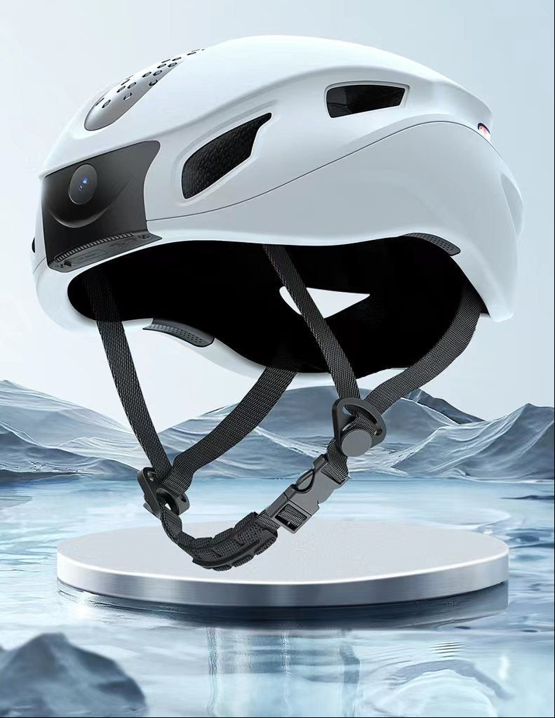 Smart Bluetooth Cycling Helmet – International Safety Certified Breathable Bike Helmet with Camera Mount, Bluetooth Intercom and Comfortable Road Cycling Protection