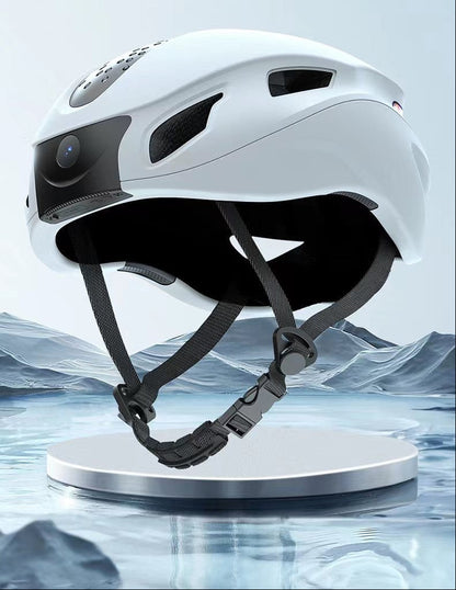 Smart Bluetooth Cycling Helmet – International Safety Certified Breathable Bike Helmet with Camera Mount, Bluetooth Intercom and Comfortable Road Cycling Protection