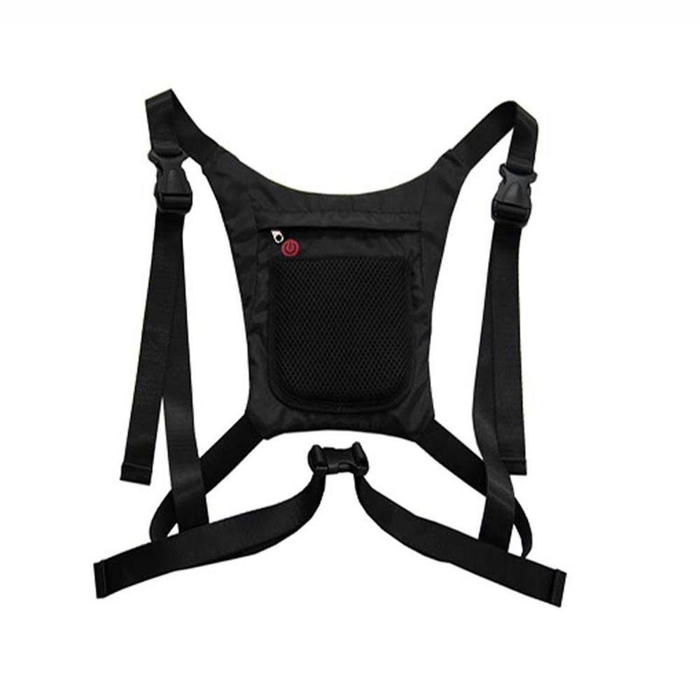 LED Reflective Cycling Vest – Safety Turn Signal Backpack Vest for Night Riding, Hiking and Outdoor Visibility