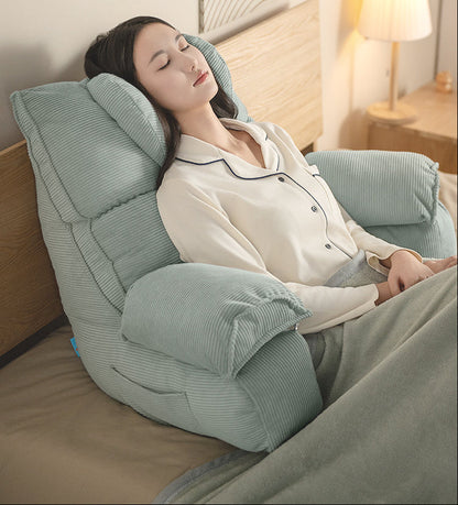 Pregnancy Backrest Pillow – Comfortable Lumbar Support Cushion for Reading, Nursing, Relaxation and Everyday Back Comfort