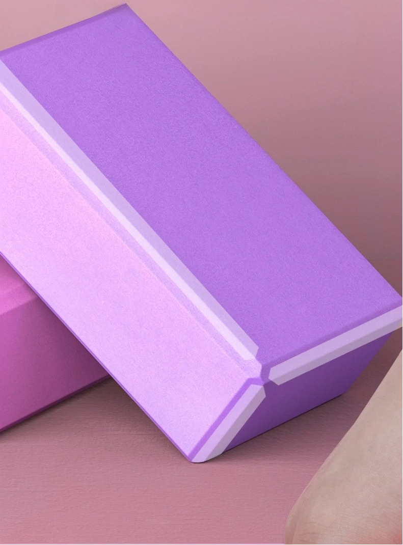 Foam Yoga Blocks – Supportive Pilates and Fitness Bricks for Stretching, Balance, Flexibility, Body Shaping and Home Gym Training