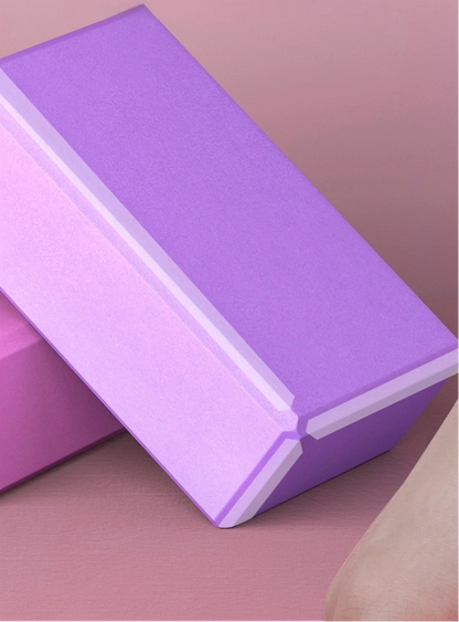 Foam Yoga Blocks – Supportive Pilates and Fitness Bricks for Stretching, Balance, Flexibility, Body Shaping and Home Gym Training