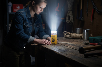 Emergency Saline Water LED Lamp – Compact Water-Activated Light with Water-Resistant Design, Maintenance-Free Operation and No Charging Required