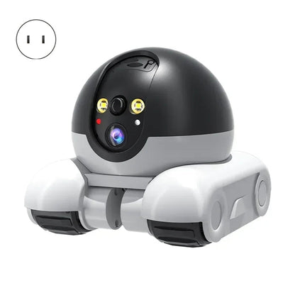 Rotating Pet Camera –360°  Interactive Home Security Camera with Two-Way Audio, Night Vision Detection and Remote Monitoring for Dogs and Cats