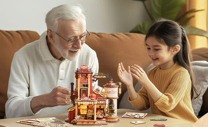 Christmas Wooden Music Box Puzzle – 3D DIY Model Kit with Musical Mechanism for Holiday Crafts, Display and Memorable Gifts