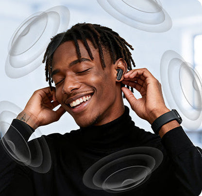 AI Translator Earbuds – 6-in-1 Bluetooth Translation Headphones with LCD Touch Control, iOS Android Support and Long Battery Life for Travel