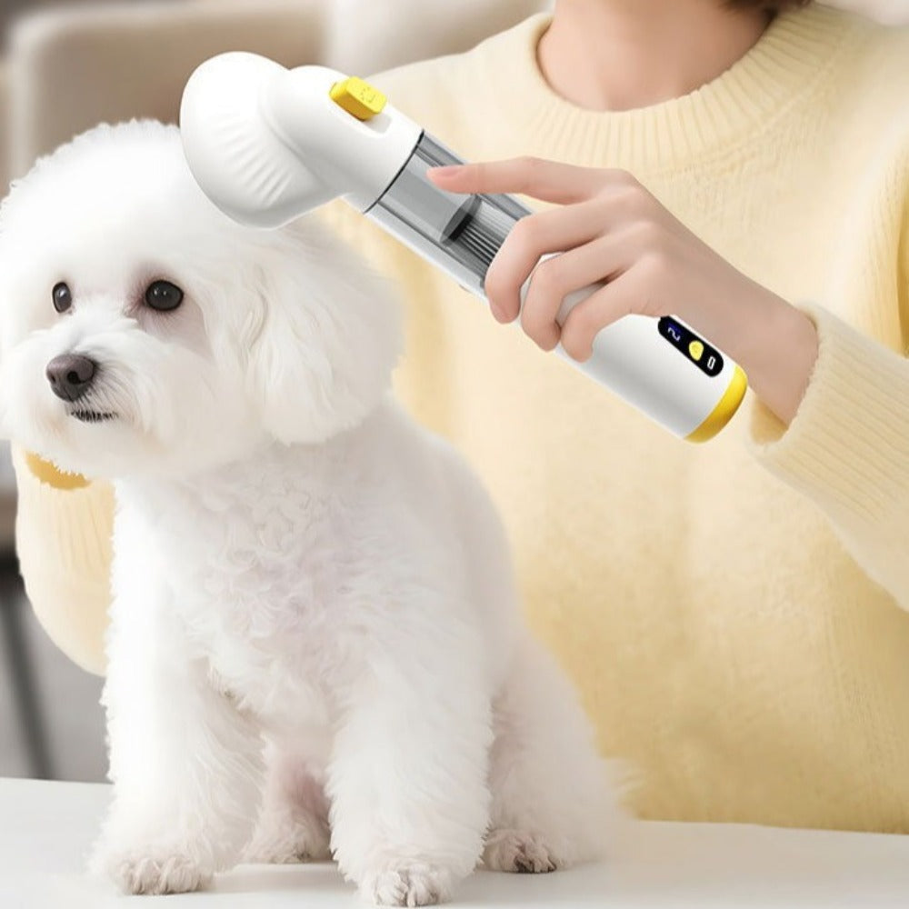 Wireless Handheld Vacuum – Strong-Suction Type-C Rechargeable Dust Buster with Pet Grooming Comb, Low-Noise Cleaning and Multi-Purpose Home or Car Use