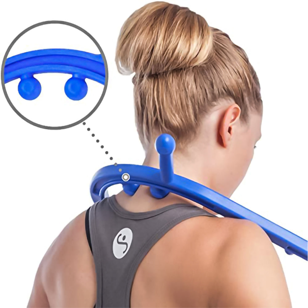 Trigger Point Massage Cane – Deep Tissue Self Massage Hook for Back, Neck, Shoulders and Muscle Pain Relief