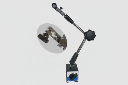 Magnetic Dial Indicator Stand – 60kgf/80kgf Universal Adjustable Base with Three-Joint Arm for Precision Gauge Positioning and Measurement