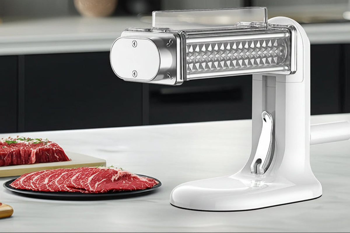 Manual Meat Tenderizer Machine – Stainless Steel Rolling Steak Cuber and Flattening Tool for Beef, Poultry and Professional Kitchen Preparation
