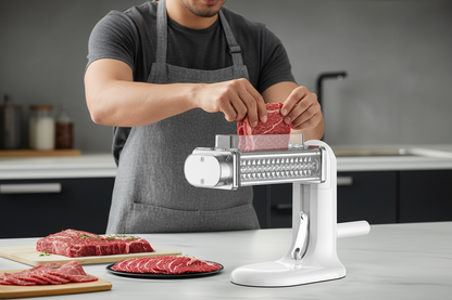 Manual Meat Tenderizer Machine – Stainless Steel Rolling Steak Cuber and Flattening Tool for Beef, Poultry and Professional Kitchen Preparation