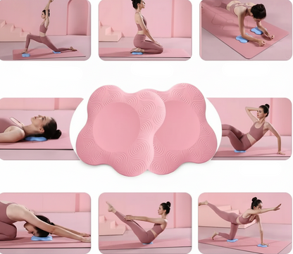 Yoga Kneeling Support Pad – Thick Cushioned Knee and Elbow Mat for Yoga, Pilates, Exercise and Floor Workouts
