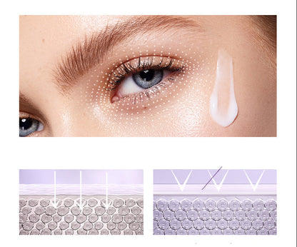 Anti Wrinkle Eye Cream Roller - Hyaluronic Acid Eye Treatment for Dark Circles, Puffiness Reduction and Anti Aging Care
