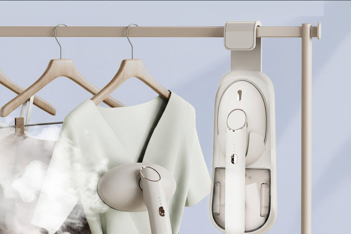 Portable Garment Steamer – Mini Handheld Steam Iron for Wrinkle Removal, Travel Convenience and Everyday Clothes Care