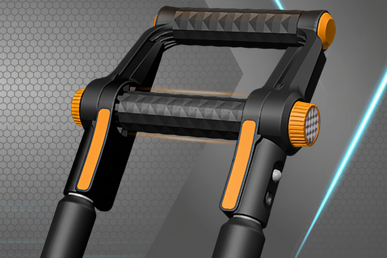 Adjustable Arm Strength Trainer – Push Up Support Frame with Spring Resistance for Home Fitness and Muscle Building
