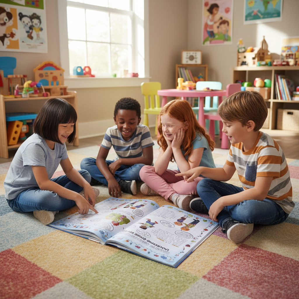 Children’s Street-Smart and Leadership Book Set – Two English Educational Comic Books for Parent-Child Reading, Life Skills and Early Learning