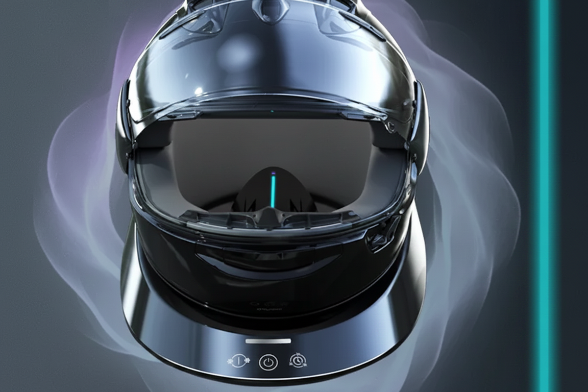 Smart Helmet Dryer – Temperature Controlled Sterilizing Dryer for Motorcycle, Bike, Ski and Sports Helmets with Fast Drying