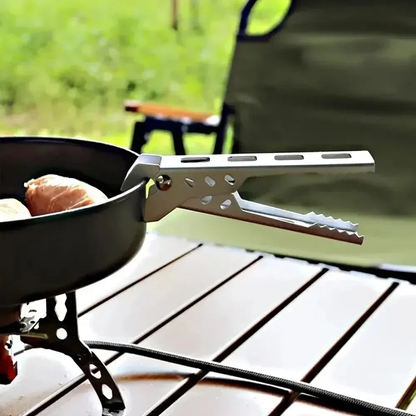 Anti-Scalding Alloy Pot Clip – Heat-Resistant Bowl and Dish Gripper for Safely Handling Hot Pans, Plates and Kitchen Cookware