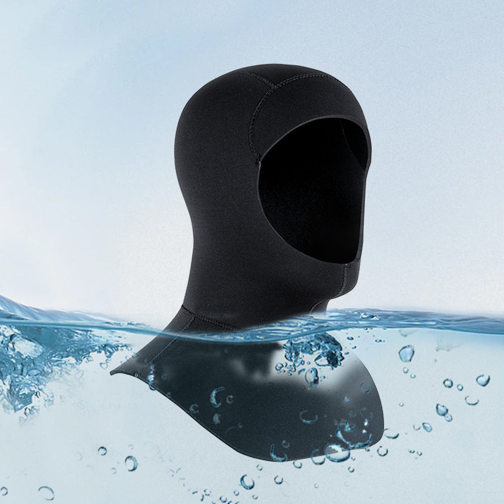 Neoprene Diving Hood – 3mm/5mm Stretchy Thermal Wetsuit Cap for Men and Women, Cold Water Scuba Diving, Swimming, Snorkeling and Surfing