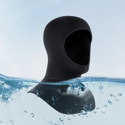 Neoprene Diving Hood – 3mm/5mm Stretchy Thermal Wetsuit Cap for Men and Women, Cold Water Scuba Diving, Swimming, Snorkeling and Surfing