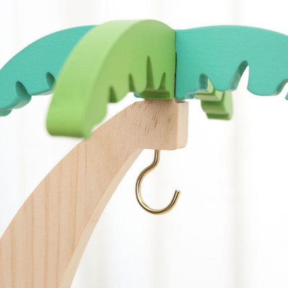Wooden Banana Hanger Stand – Decorative Fruit Storage Rack with Hook for Fresh Kitchen Organization and Countertop Display