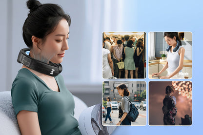 Semiconductor Cooling Neck Fan – Portable Hands-Free Personal Air Conditioner with Efficient Cooling for Summer Travel, Commuting and Outdoor Activities