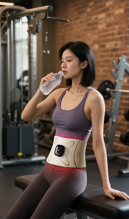 Waist Massager Belt - Electric Body Shaping Slimming Belt with Microcurrent Heating and Muscle Relaxation Technology
