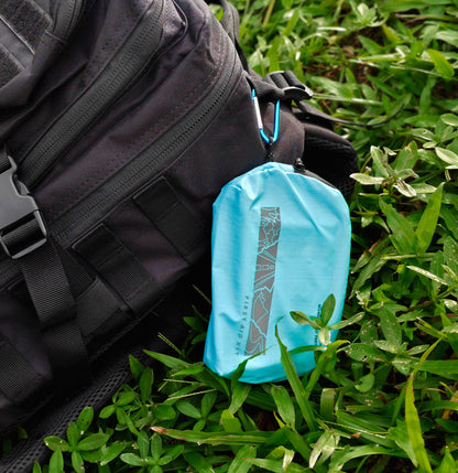 Portable First Aid Bag – Lightweight 40D Nylon Waterproof Emergency Kit Pouch with Hook for Travel, Camping, Sports and Everyday Preparedness