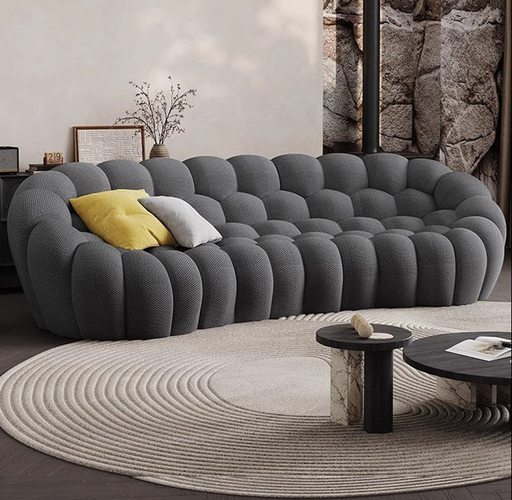 Modern Nordic Bubble Sofa – Luxury Football Inspired 3 Seater Couch for Stylish Living Room Comfort and Contemporary Home Decor