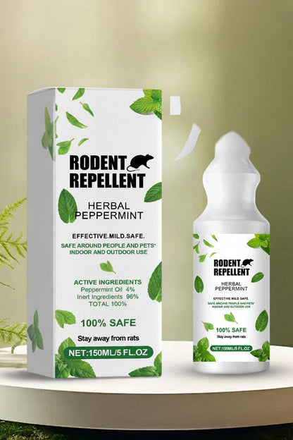 Mint Scent Rodent Repellent Spray – Long Lasting Mouse and Rat Deterrent Safe for Homes, Gardens, Children and Pets